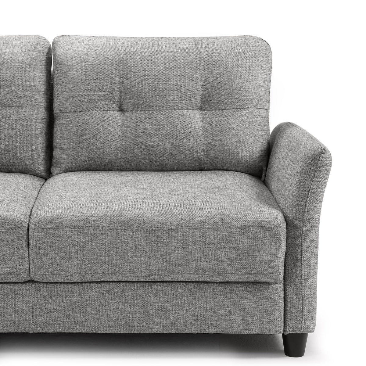 Soft Grey 2-Seater Loveseat X942702