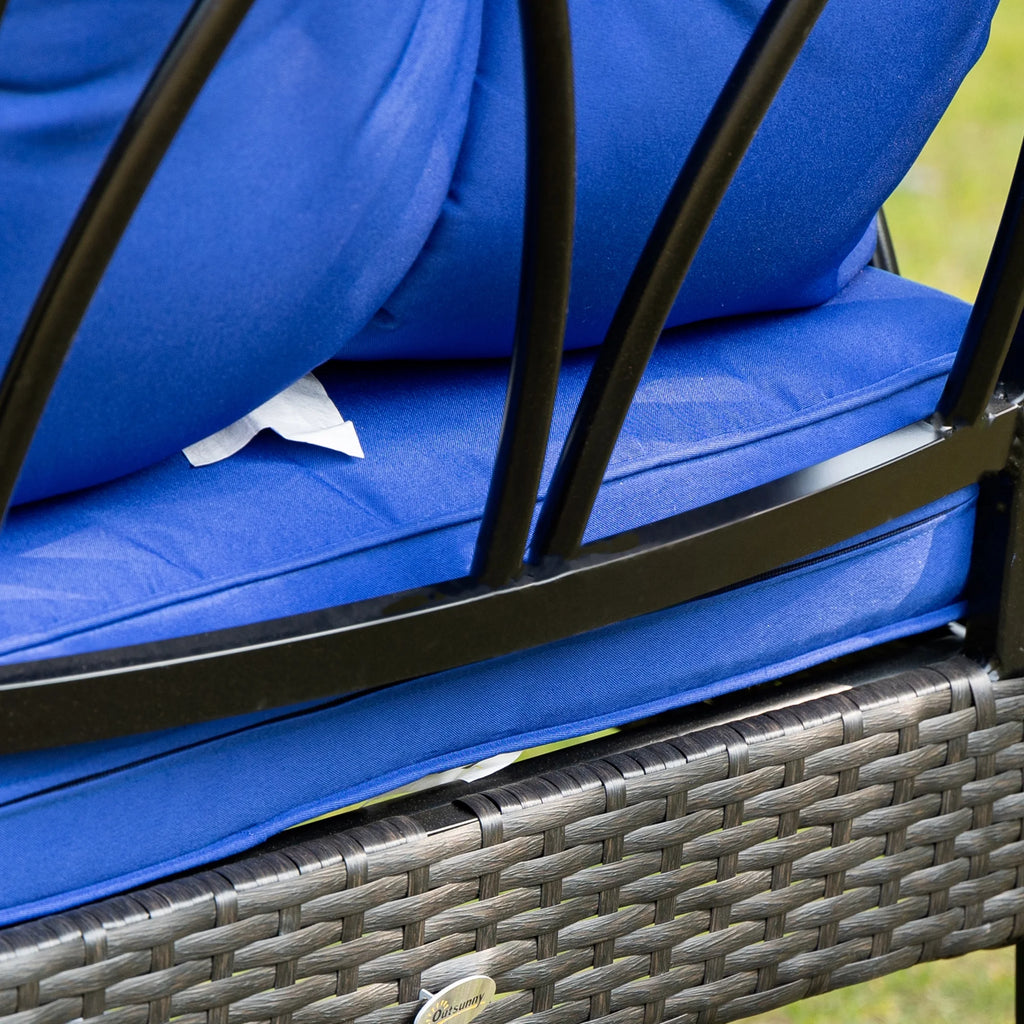 Rattan Rock Chair with Aluminum Frame N165