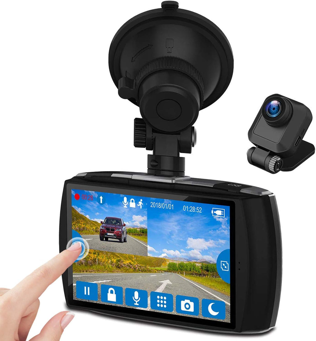 Dual Dash Cam FHD 1080P with 32GB Card Included W867