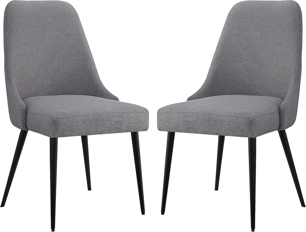Black PU Set of 2 Dining Chair R808