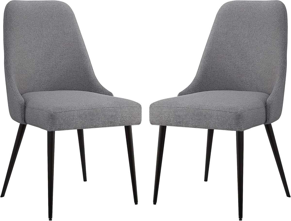 Black PU Set of 2 Dining Chair R808