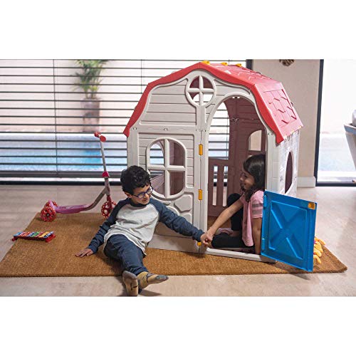 White Plastic Toddler Outdoor Playhouse O63762