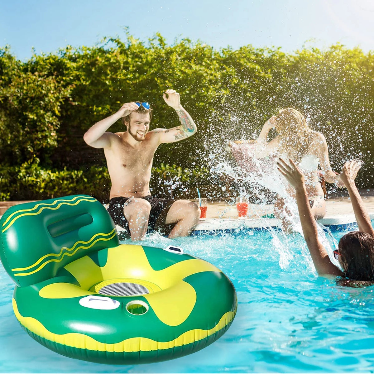 Inflatable Pool Float Lounger Chair I3999