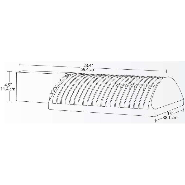 Aled105 Type IV 8x22 Pole Arm Warm LED 277V PC White F438