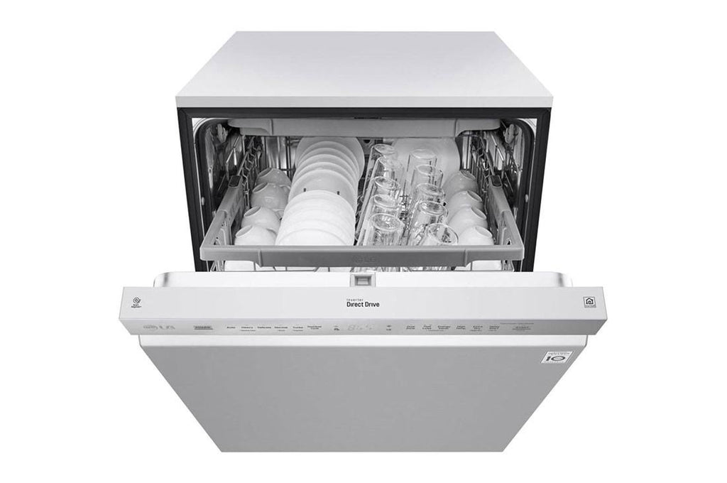 Stainless Front Control Smart Wi-Fi Enabled Dishwasher with Quadwash Q454