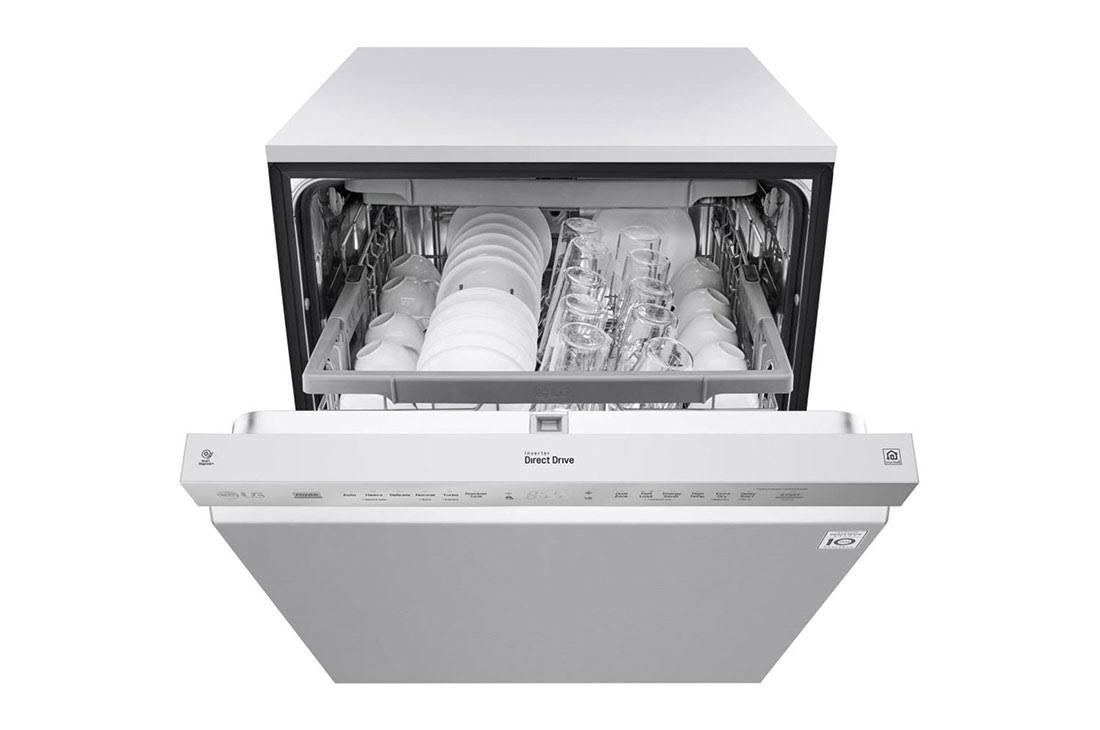 Stainless Front Control Smart Wi-Fi Enabled Dishwasher with Quadwash Q454