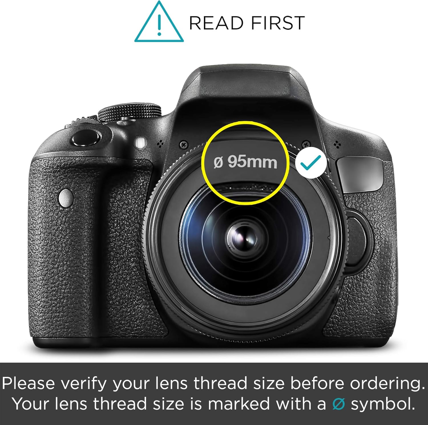 95MM Lens Filter Kit with ND, CPL, UV Filter and Lens Filter Case K582