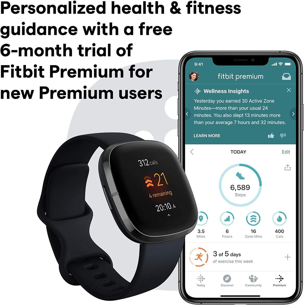 Graphite Health & Fitness Smartwatch with GPS R2075