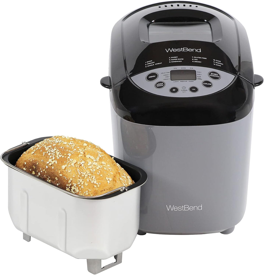 Gray 3-Pound Bread Maker D7198