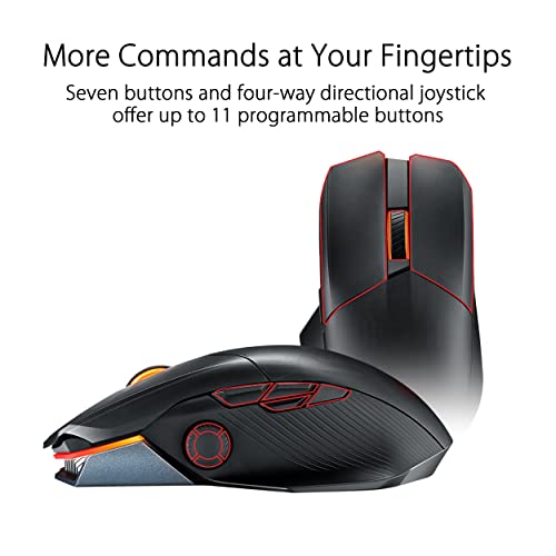 Black Wireless Gaming Mouse X4140
