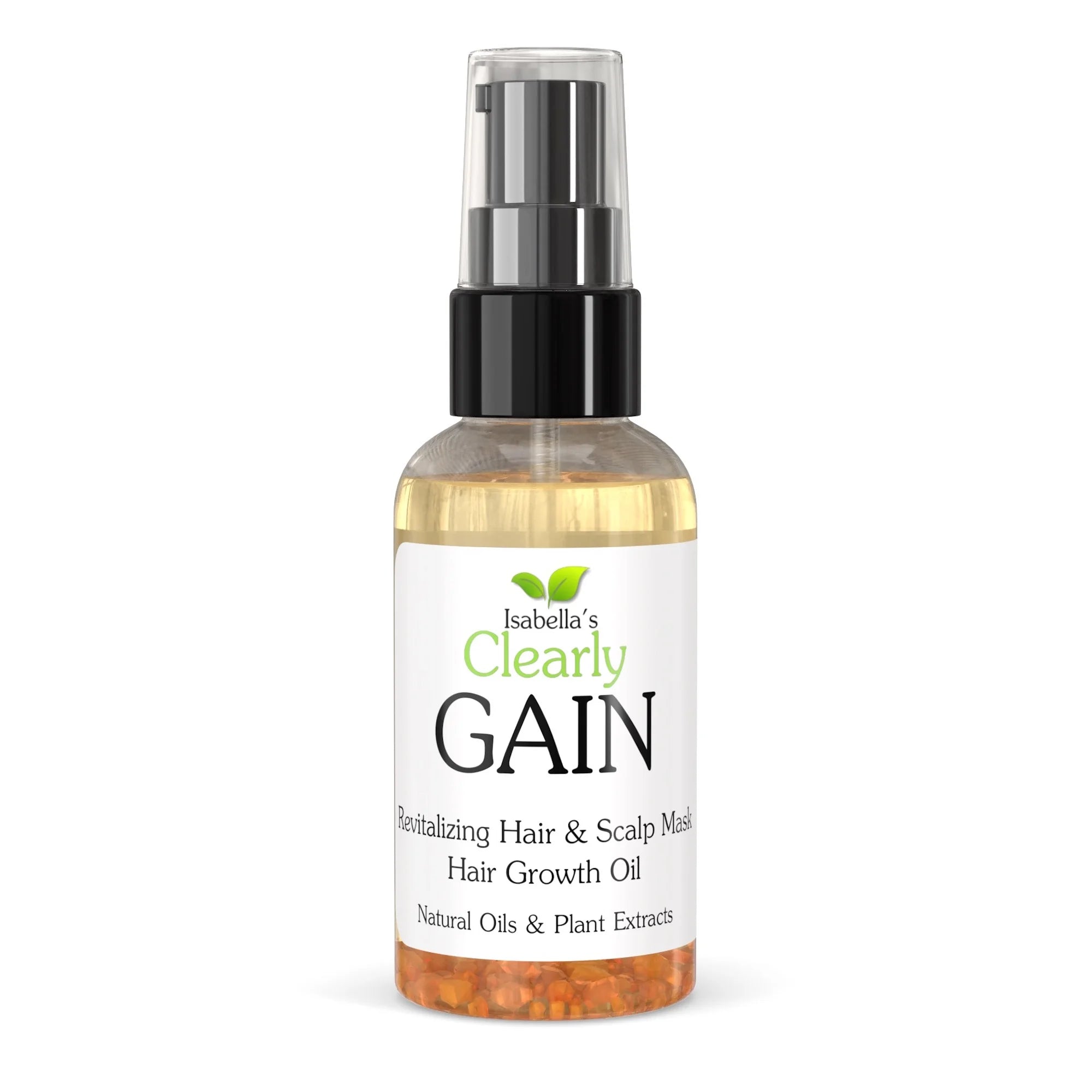 Hair Growth Oil and Thickening Scalp Treatment with Castor, Jojoba, Clary Sage, Rosemary, Nettle Extract I478