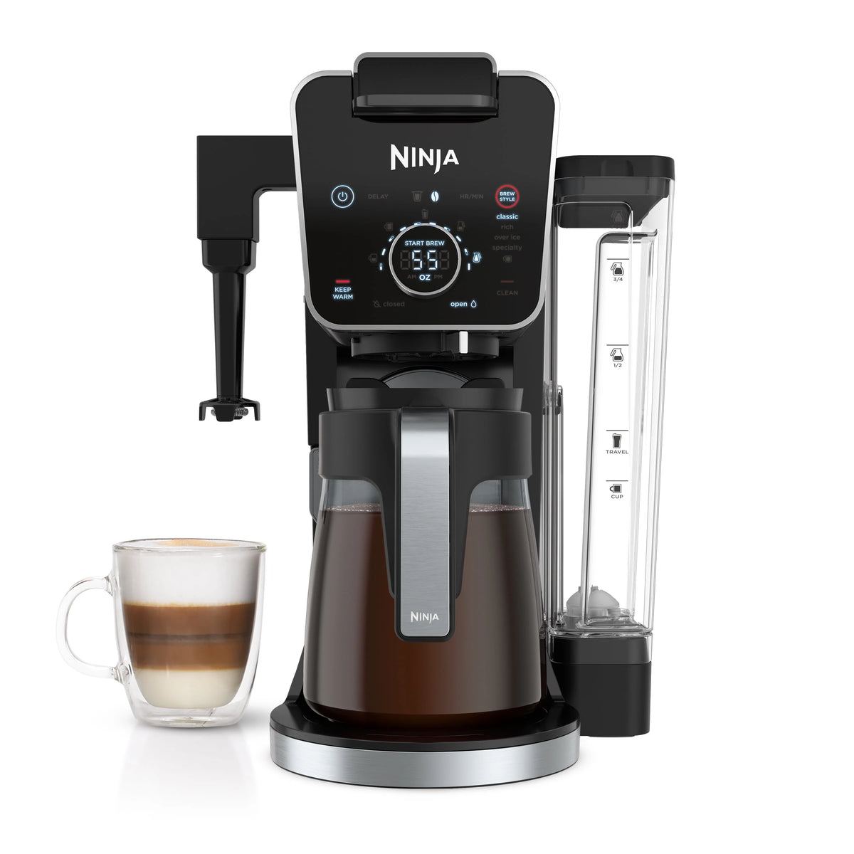 12-Cup Drip Coffee Maker with Glass Carafe L8577