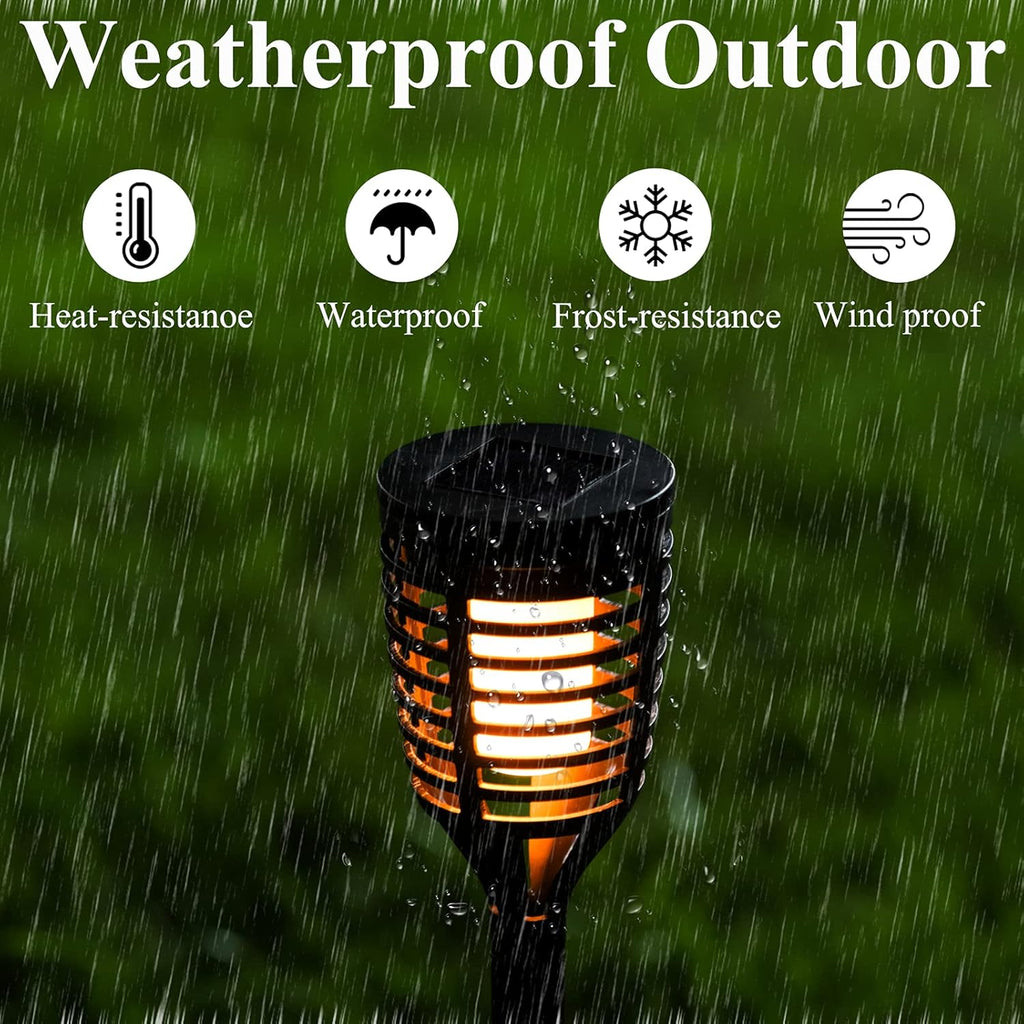 12PK Mini Solar Tiki Torches C80325