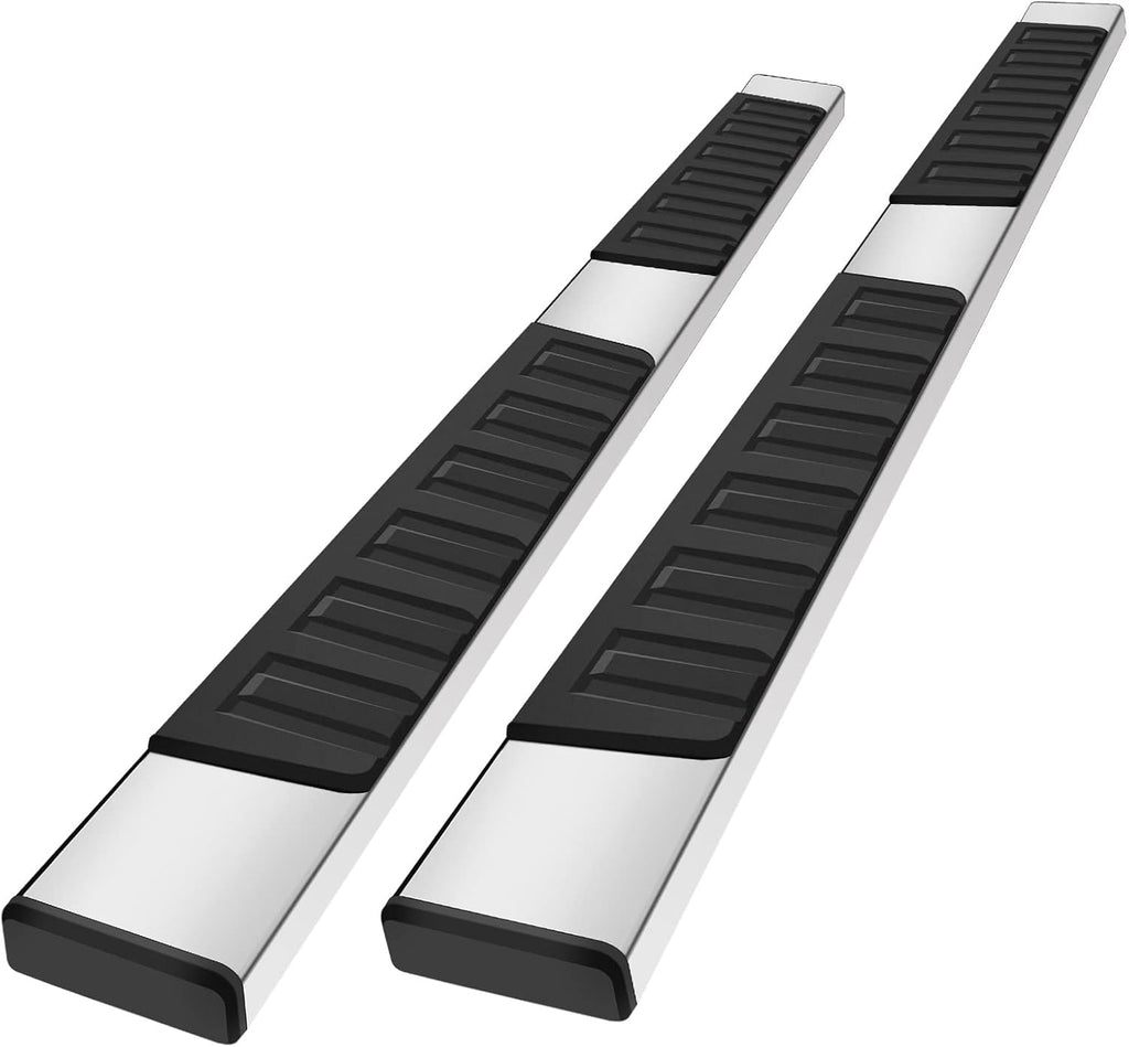 Black 6 Inch H Style Truck Side Step Nerf Bars P63355