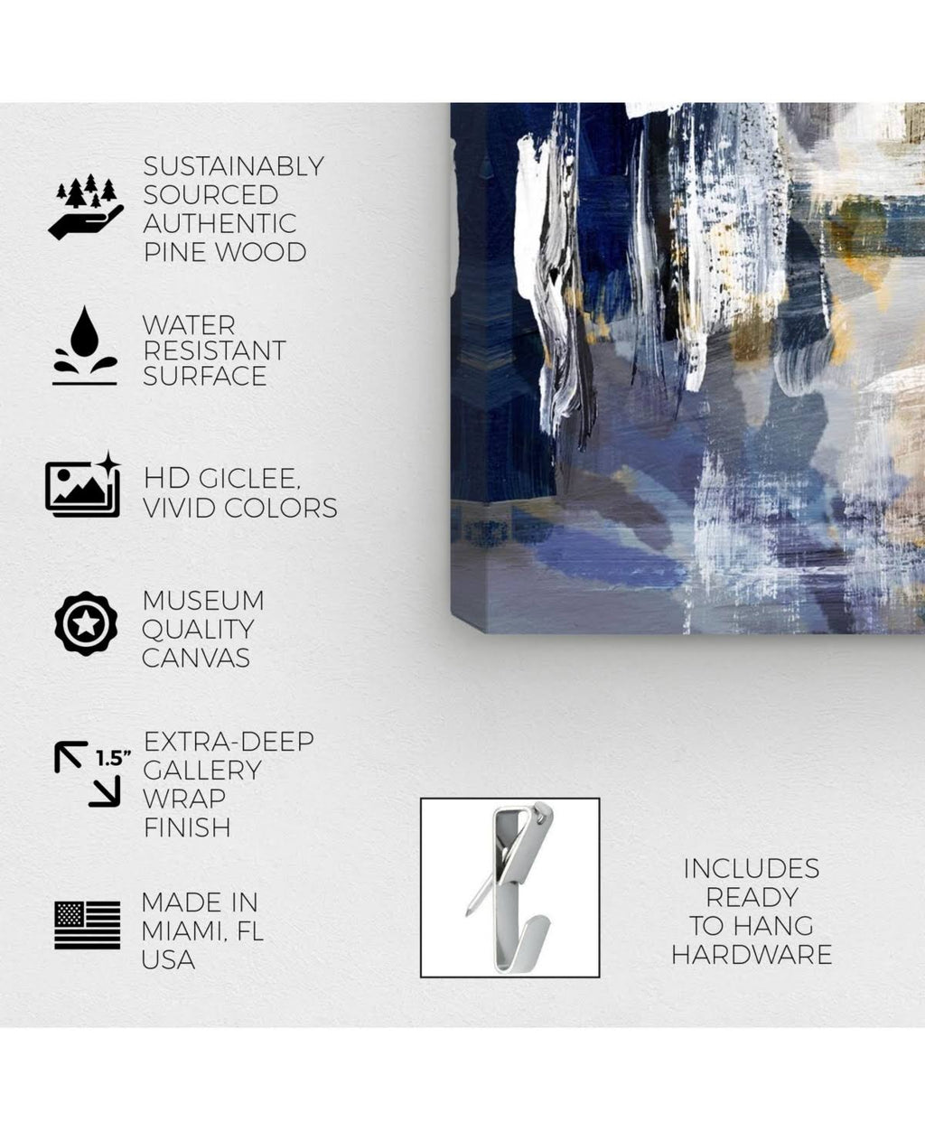 Multicolor Canvas Art O698397