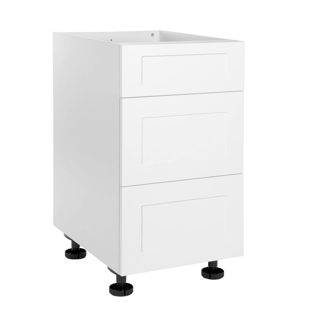 Shaker White Stock Drawer Base Cabinet P879