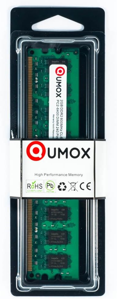 8GB (2X 4GB) DDR2 800MHz PC2-6400 DIMM Desktop Memory O14571