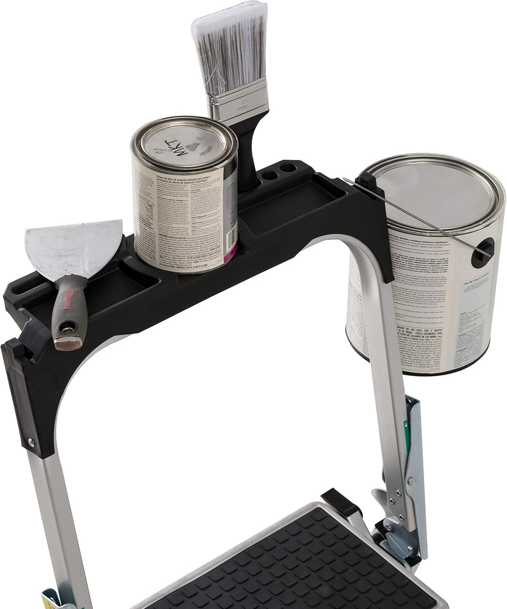 3-Foot Step Stool, 300-Pound Capacity, Silver Q219209