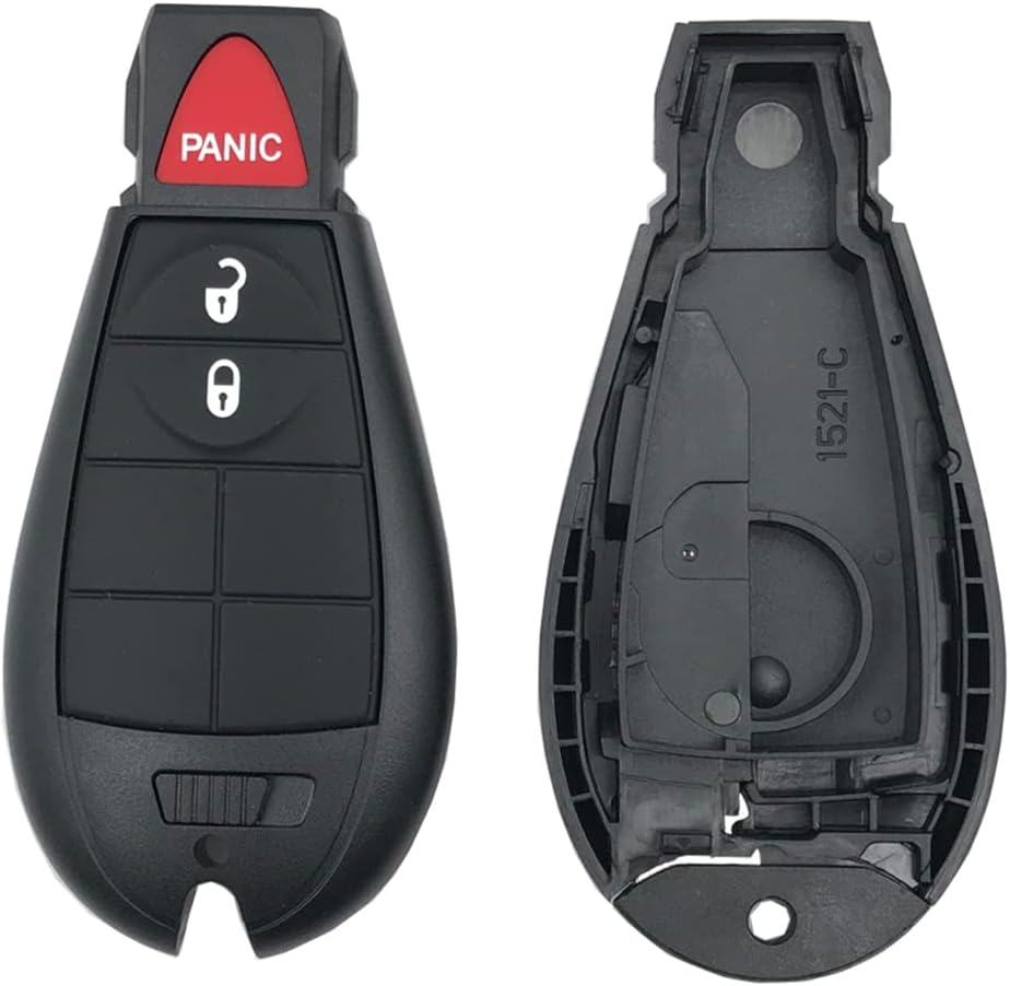 3 Buttons Key Fob Case Shell for Dodge Ram Truck J4085