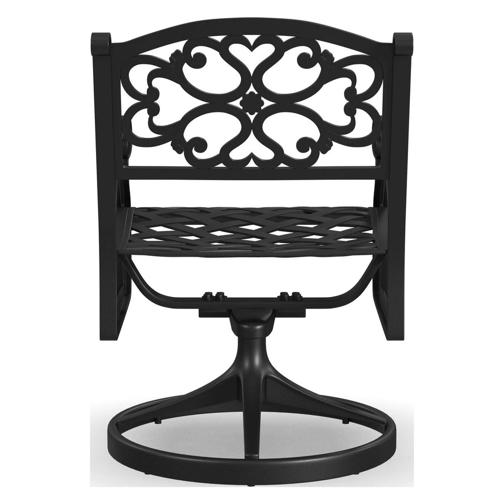 Black Aluminum Outdoor Swivel Rocking Chair F21667
