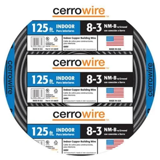 8/3 Non-Metallic Sheathed Cable with Ground B2087