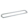 Satin Chrome 30x22 Tubular Towel Bars Shower Door Hardware K522452