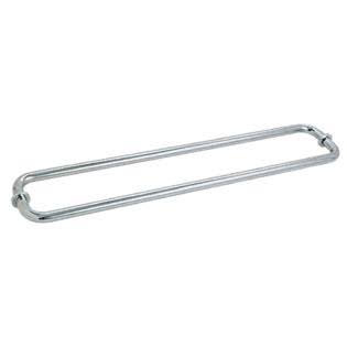Satin Chrome 30x22 Tubular Towel Bars Shower Door Hardware K522452