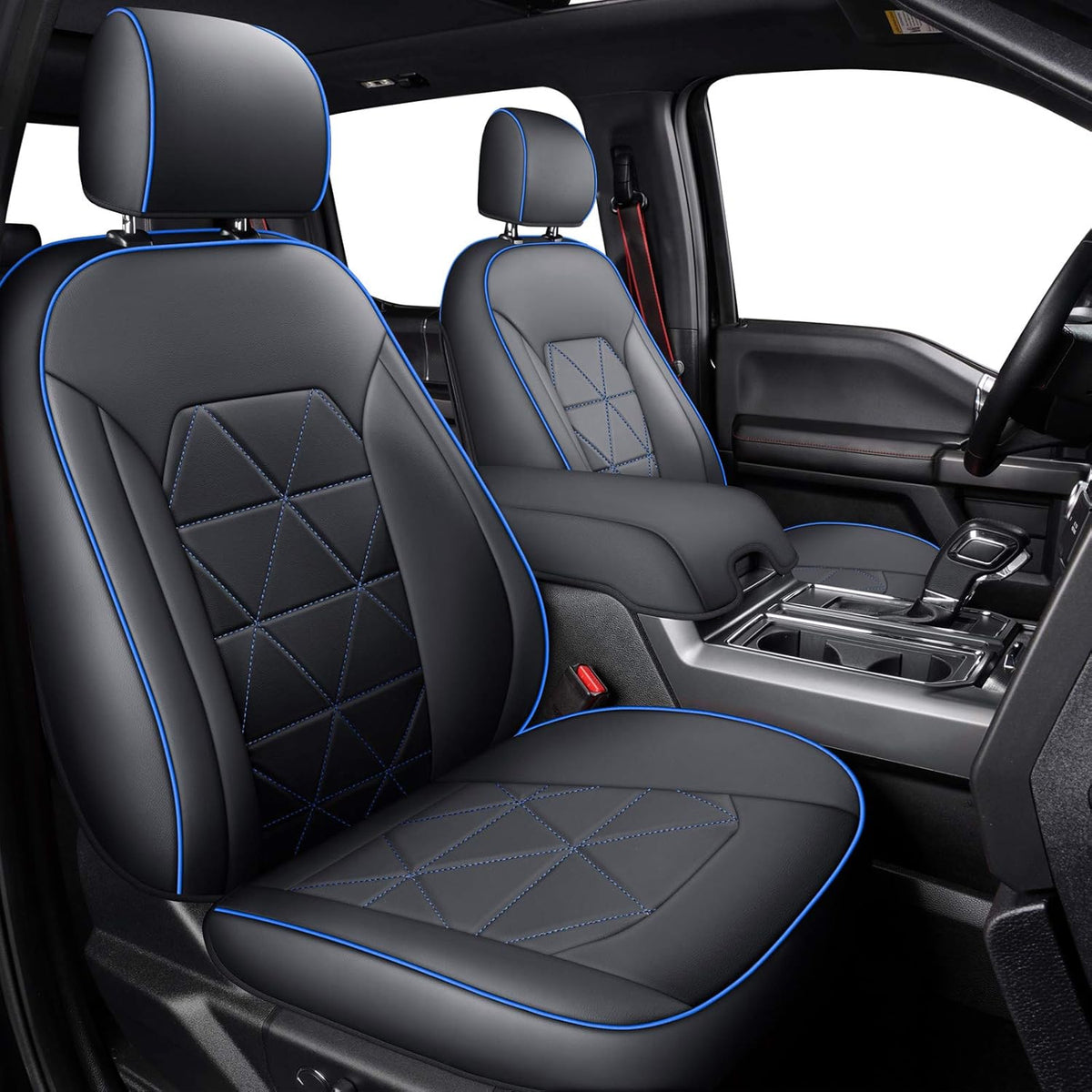 2 Front Seat Covers Black D987