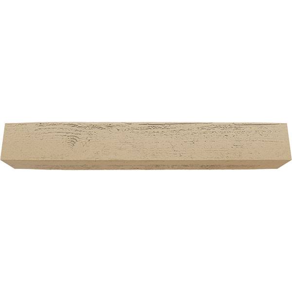 Rough Sawn Faux Wood Fireplace Mantel, Natural Pine Q8463