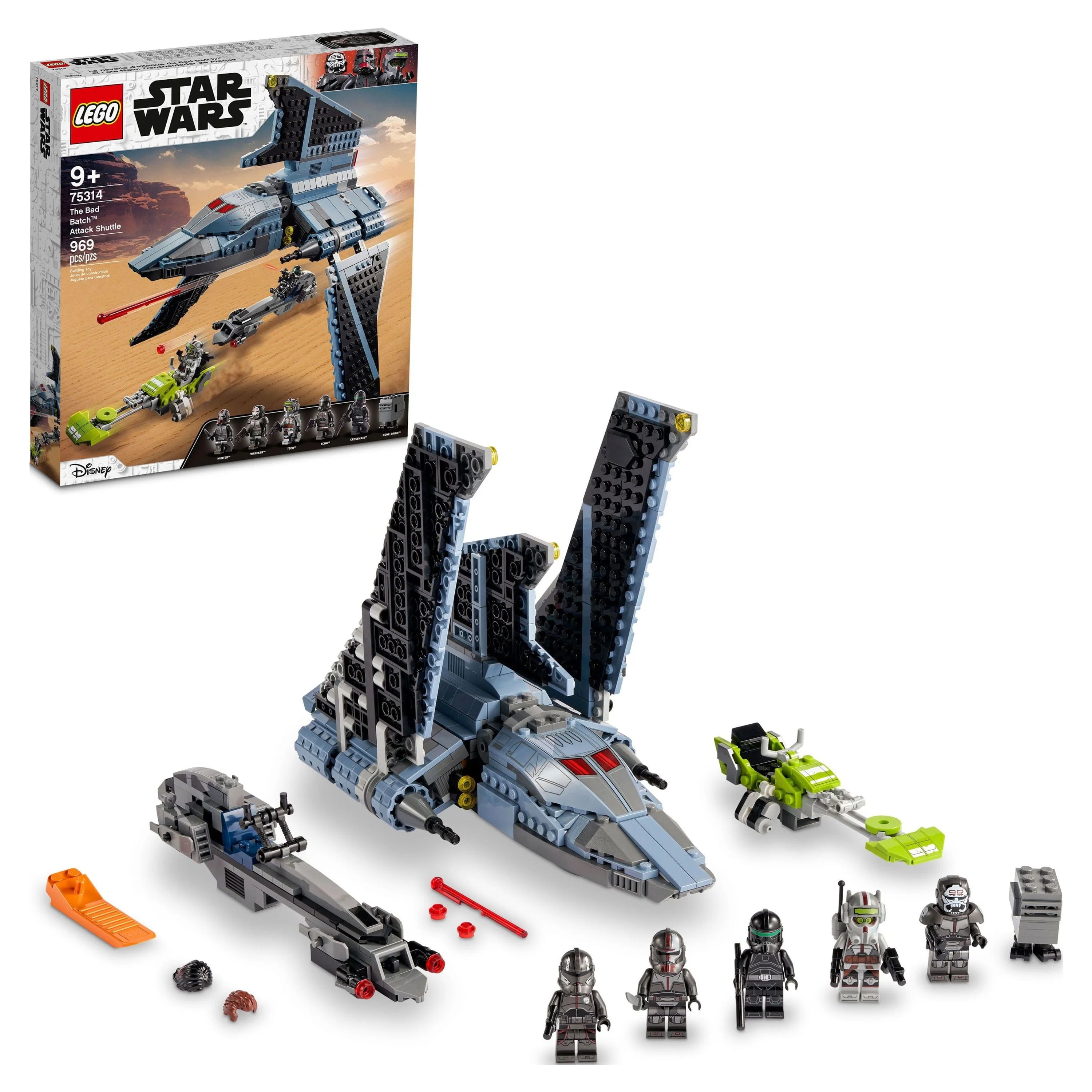 LEGO Star Wars Attack Shuttle Building Toy Set (969 Pieces) S5740