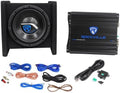 600w 12" Loaded Car Subwoofer Enclosure with Mono Amplifier and Amp Kit B71683