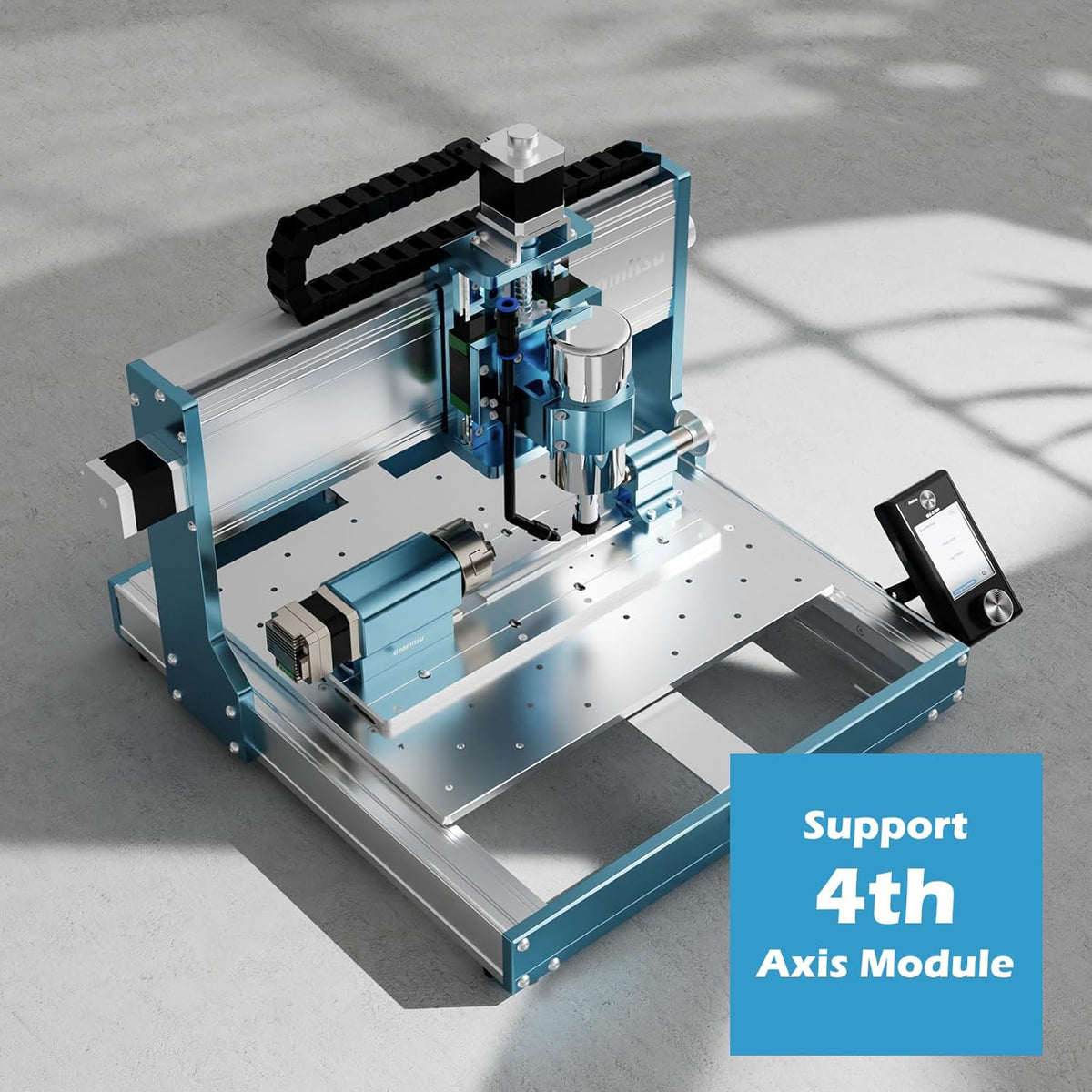 CNC Router Machine with Linear Guide & Ball Screw Motion, 360 x 300 x 12mm F60346