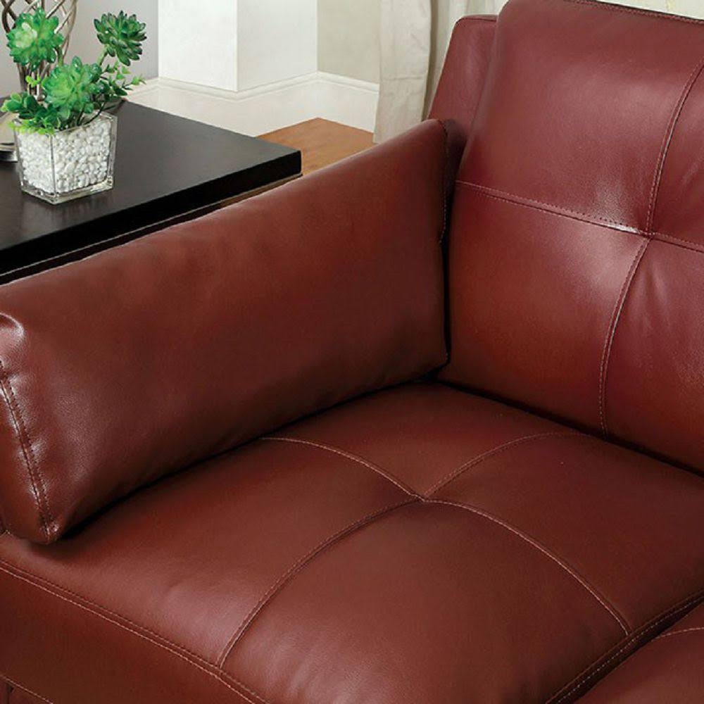 Red Loveseat H312144