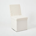 Collapsible Storage Ottoman Chair N635