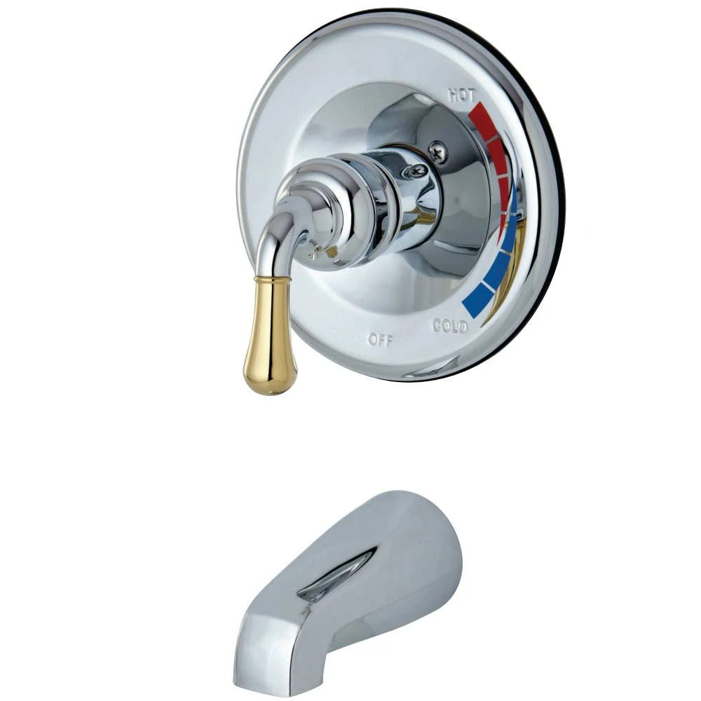 Polished Chrome Polished Brass Single Handle Tub Faucet N76044
