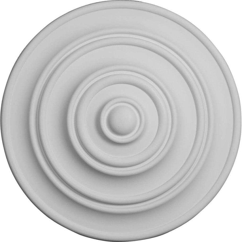 13 1/4x22OD x 1/2x22P Classic Ceiling Medallion Hand-Painted Iridescent Gold E22536