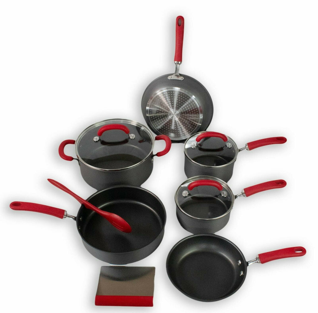 Hard Anodized Nonstick Cookware Pots & Pans Set Z909