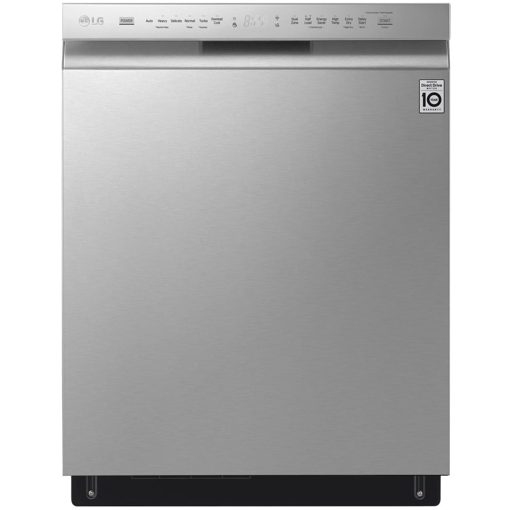 Stainless Front Control Smart Wi-Fi Enabled Dishwasher with Quadwash Q454