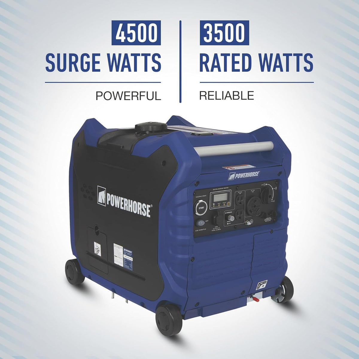 4500 Surge Watts 3500 Rated Watts Electric Start Inverter Generator R6593