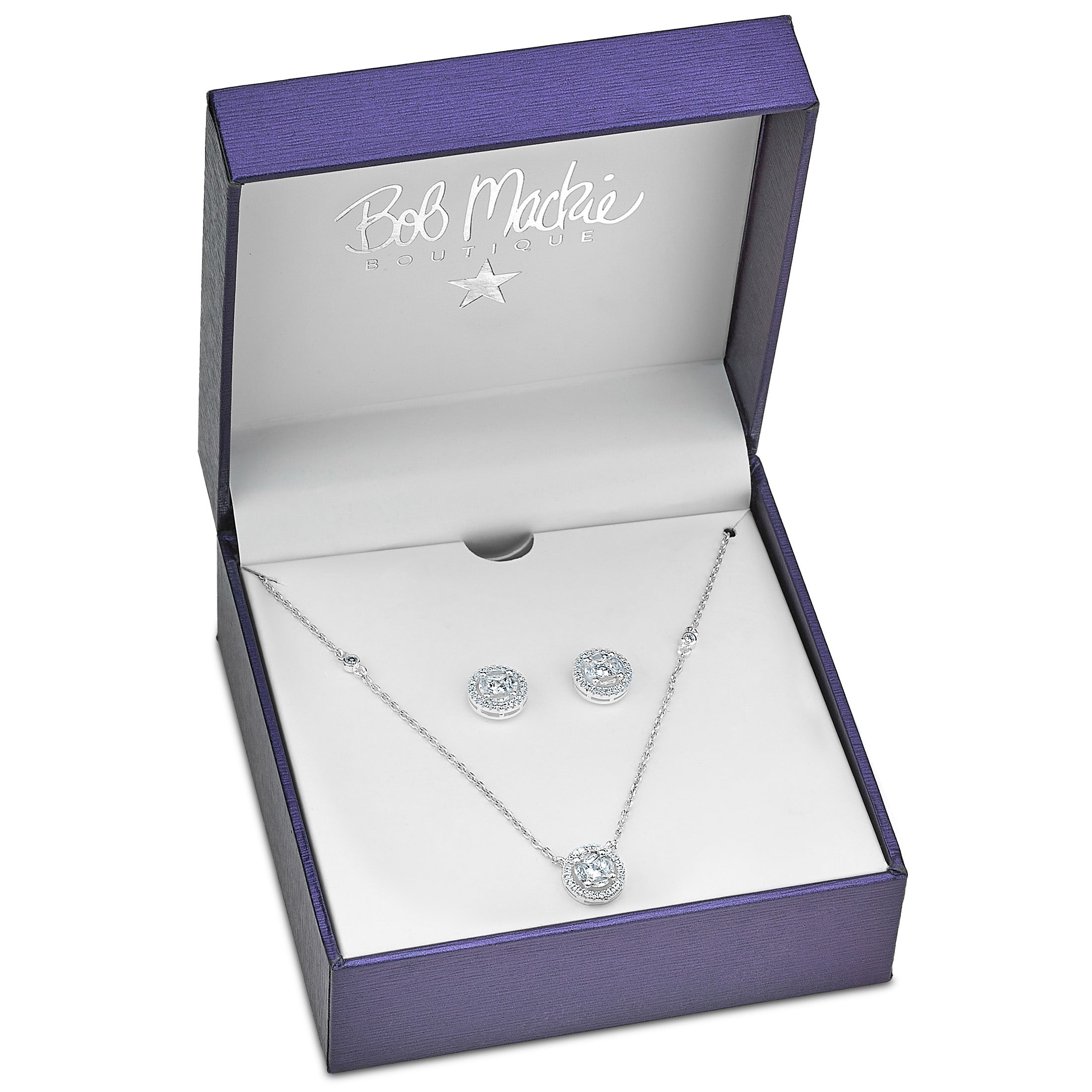 Round Pendant and Matching Earring Set A3518