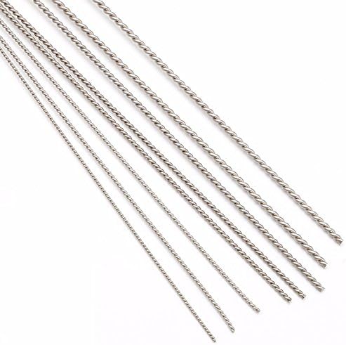 Carburetor Carbon Dirt Jet Cleaner Tool Kit 10 Cleaning Needles with 5 Brushes Pack of 2 U5867