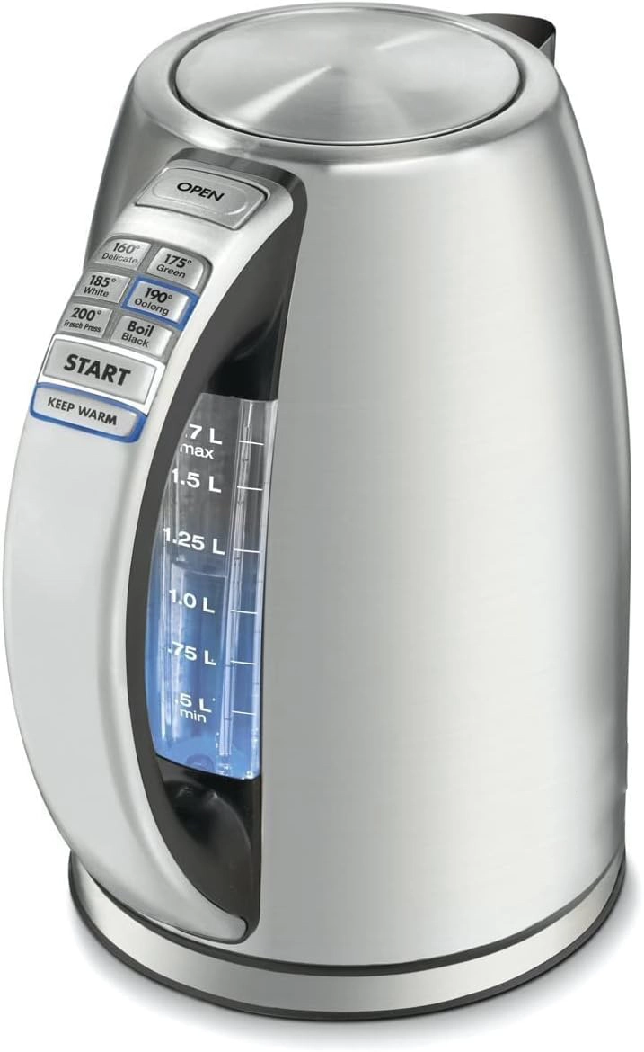 1.7-Liter Stainless Steel Cordless Electric Kettle I44828