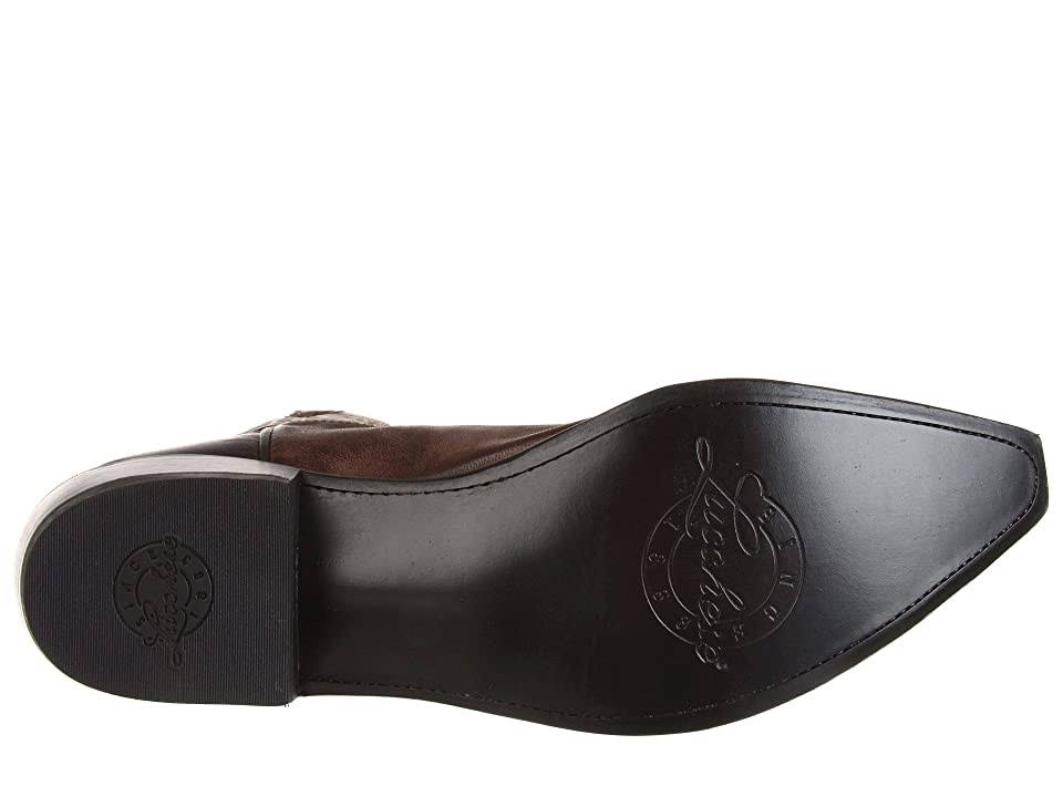 Chocolate Madras Goat Cowboy Boots T771