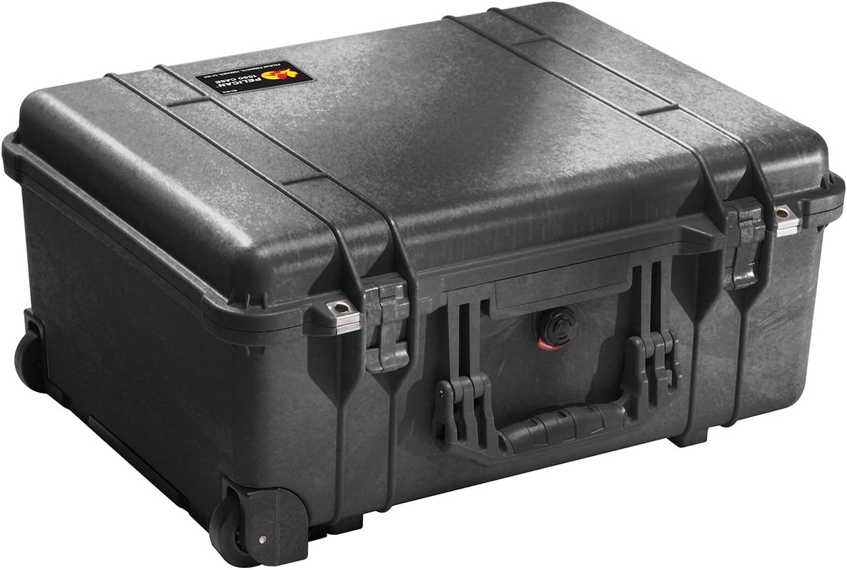 Pelican 1560 Case with Foam (Black) and 1060 Micro Case (Black/Clear) L5778