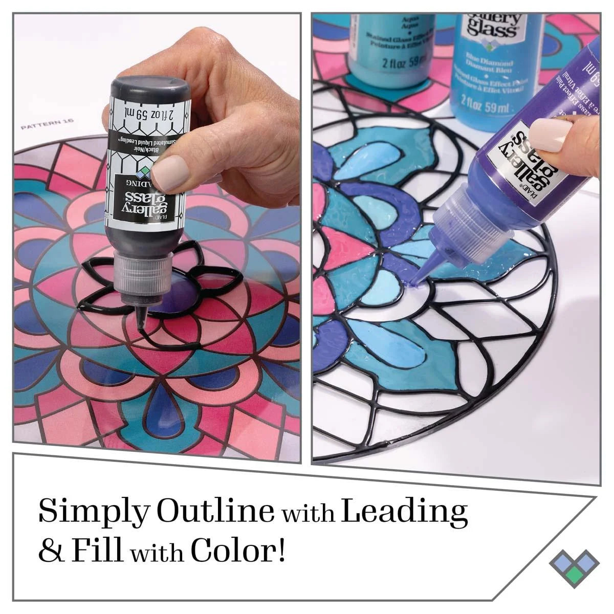 6 Piece Glass Paint Set E860