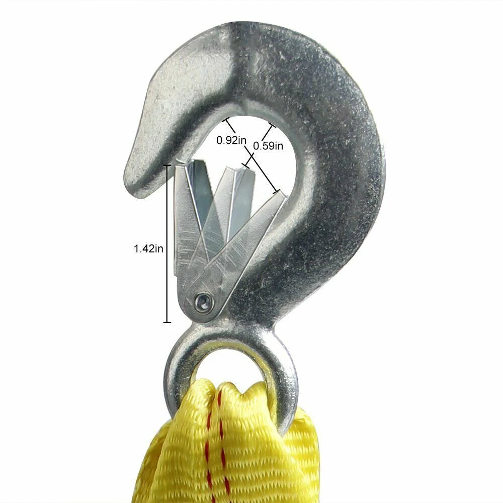 Boat Trailer Winch Strap with Hook 10000 Lbs Max Towing K78978