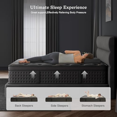 10 Inch Hybrid Queen Mattress with Memory Foam & Pocket Spring U611349