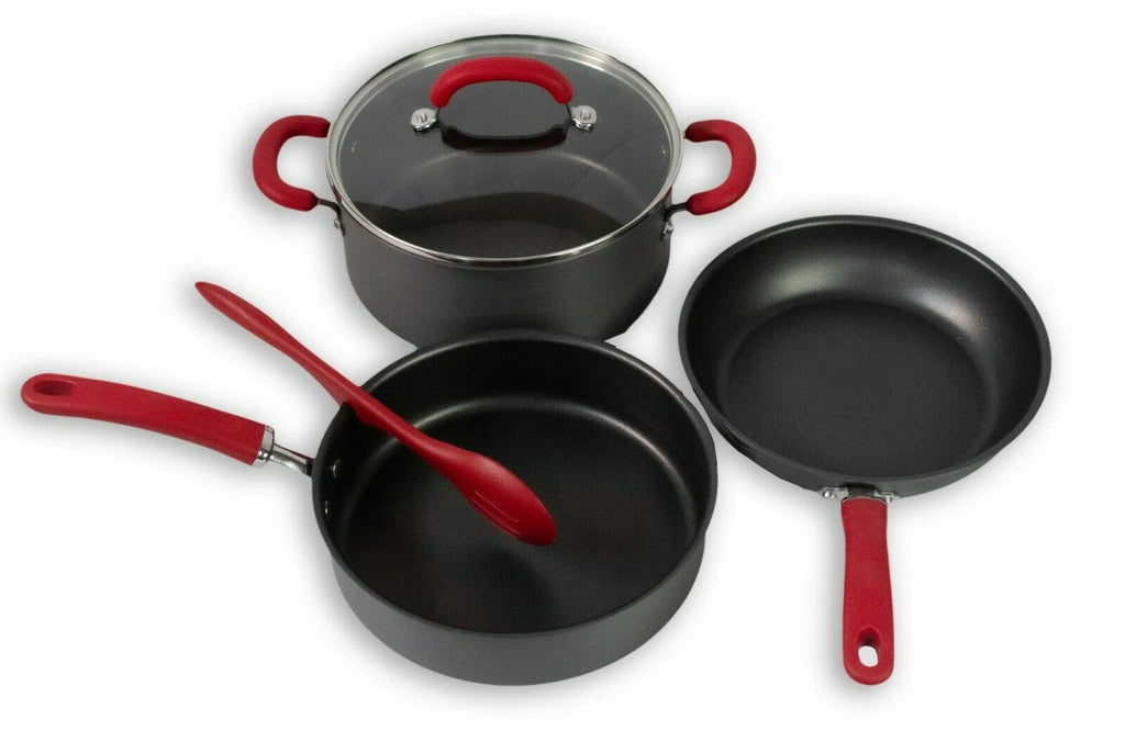 Hard Anodized Nonstick Cookware Pots & Pans Set Z909