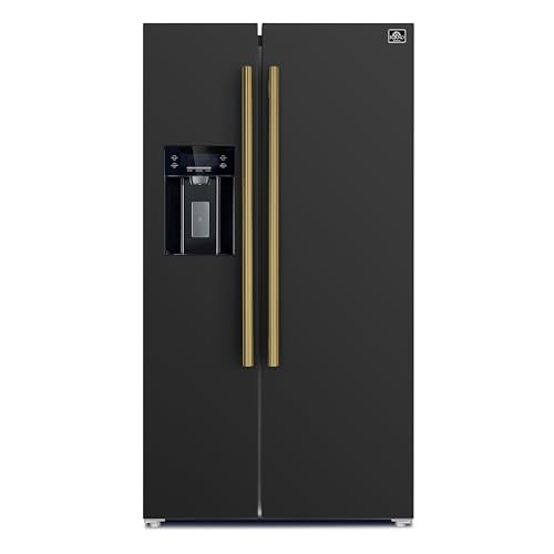 Stainless Steel 36 Inch Side-by-Side Refrigerator and Freezer with 20 Cubic Ft. Capacity S1060