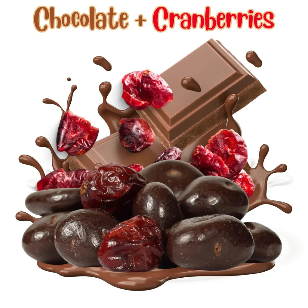 Dark Chocolate Covered Cranberries 3 LBS A3658